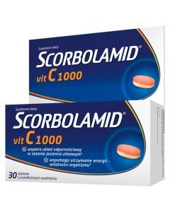 Scorbolamid vit. C 1000, tabletki, 30 szt.