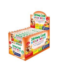 Zdrowy Lizak MniamMniam, na ząbki kości i odporność z witaminą C i D, smak mango, lizaki, 40 szt.