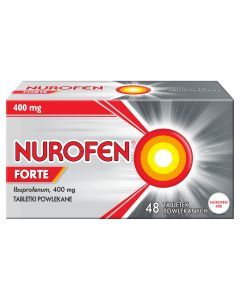 Nurofen Forte, 400 mg, tabletki powlekane, 48 szt.