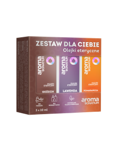 Aroma by Bonatium Zestaw dla Ciebie olejki eteryczne goździk/ lawenda/ pomarańcza 3x10ml