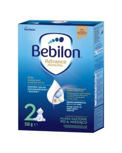 Bebilon 2 Advance Pronutra, mleko następne, po 6 miesiącu, proszek, 550 g