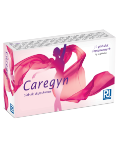 Caregyn, globulki dopochwowe, 10 szt.