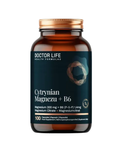 Cytrynian Magnezu + B6, kapsułki, 100 szt