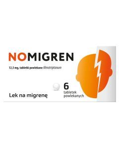 Nomigren, 12,5 mg, tabl.powl., 6 szt