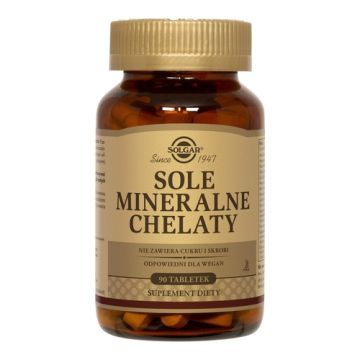 Solgar Sole mineralne chelaty, tabl., 90 szt