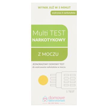 Test do wykryw.narkotykow w moczu, Multi, 1 zest