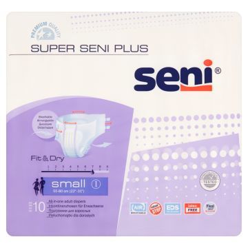 Seni Super Plus, pieluchomajtki, rozmiar S, 10 szt.