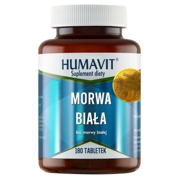 Humavit Morwa Biała, tabletki, 180 szt.