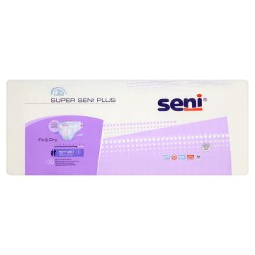 Super Seni Plus, pieluchomajtki dla dorosłych, rozmiar S, 30 szt.