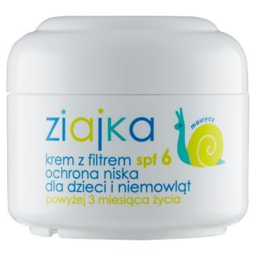 Ziajka, krem, dla dzieci i niemowlat, 3m+ ., SPF 6, 50 ml