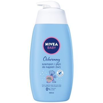 Nivea Baby, szampon i płyn do kąpieli 2 w 1, 500 ml