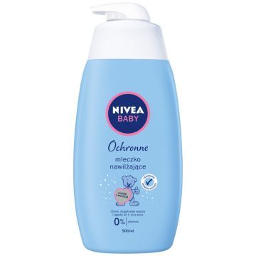 Nivea Baby, Ochronne mleczko nawilżające dla niemowląt od 1. dnia życia, 500 ml