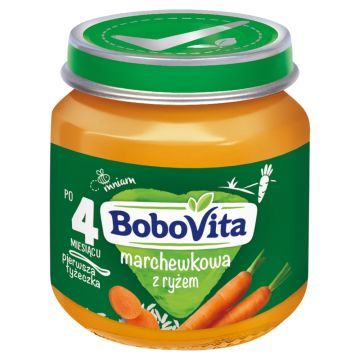 BoboVita, zupka, marchewkowa z ryzem, po 4 m-cu, 125 g