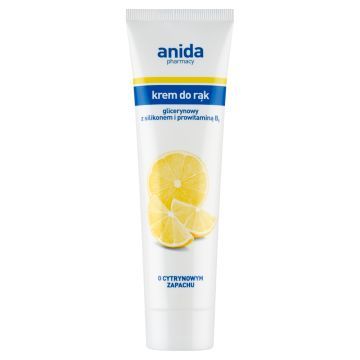 Anida, krem do rąk, glicerynowo-cytrynowy, z silikonem i prowitaminą B5 100 ml