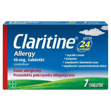 Claritine Allergy, 10 mg, tabletki, 7 szt.