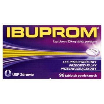 Ibuprom, 200 mg, tabletki powlekane, 96 szt.