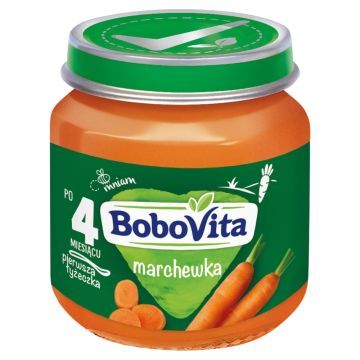 BoboVita Pierwsza łyżeczka, marchewka, 4m+, 125 g