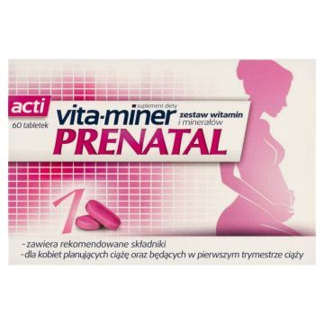 Acti Vita-miner Prenatal, tabletki, 60 szt.