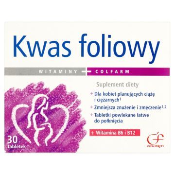 Max Kwas Foliowy (Kwas foliowy), tabl.powl., 30 szt
