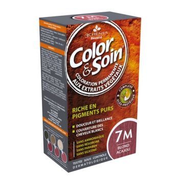 Color&Soin, farba d/wlos,mahoniowy blond (7M), 135ml