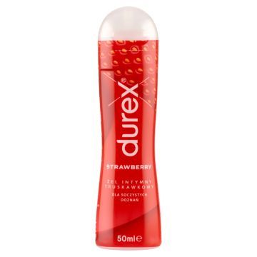 Durex Strawberry, żel intymny, 50 ml