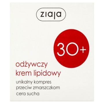 Ziaja 30+, odżywczy krem lipidowy, 50 ml