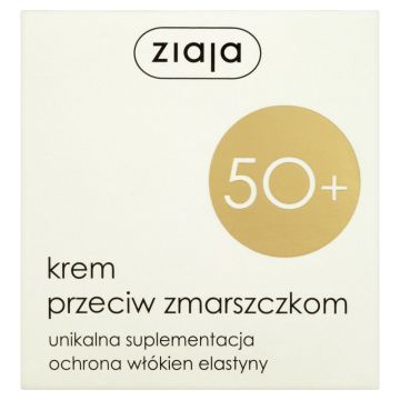 Ziaja 50+, krem przeciw zmarszczkom, 50 ml