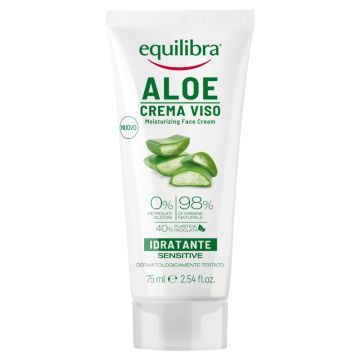 Equilibra, krem aloesowy do twarzy, 75 ml