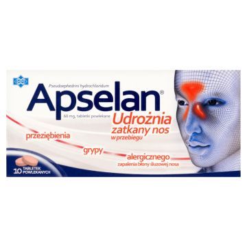 Apselan, 60 mg, tabletki powlekane, 10 szt.