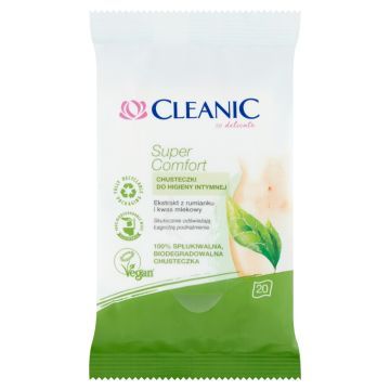 Cleanic, chust.,do hig.intym.,Super Comfort, 20 szt