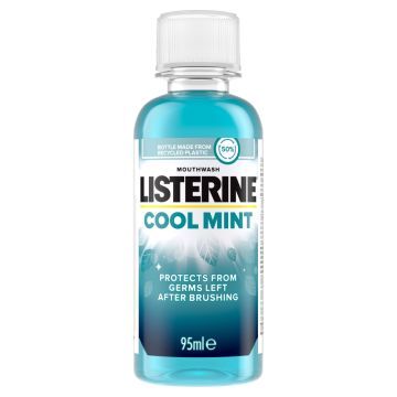 Listerine Cool Mint, płyn do płukania jamy ustnej, 95 ml