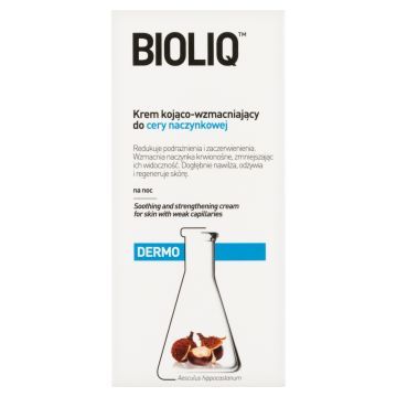 Bioliq Dermo, krem kojąco-wzmacniający do cery naczynkowej, 50 ml