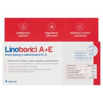 Linoborici A+E, krem borny z witaminami A i E, 50 g