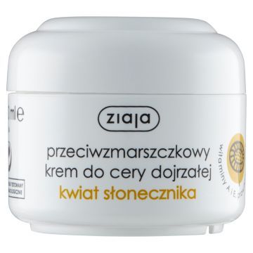 Ziaja Kwiat Słonecznika, przeciwzmarszczkowy krem do skóry dojrzałej, 50 ml