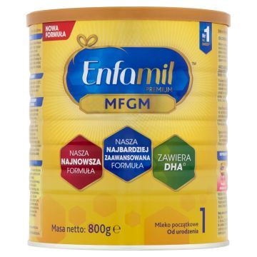 Enfamil 1 Premium MFGM,(Lipil),mleko,0-6 mcy, 800 g