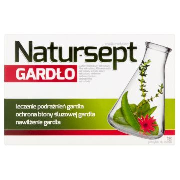 Natur-sept gardło, pastylki do ssania, 18 szt.