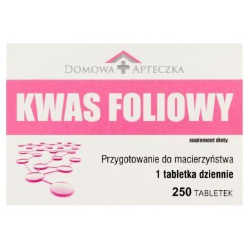 Domowa Apteczka Kwas foliowy, tabletki, 250 szt.