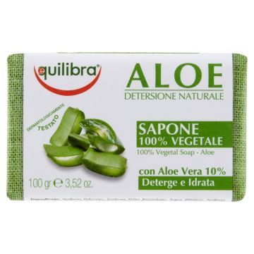 Equilibra, mydlo, aloesowe, 100 g