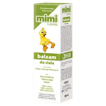 CutisHelp Mimi, balsam,konopny, do ciala, 200 ml