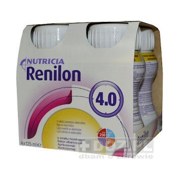 Renilon 4.0, 125 ml,plyn odzyw.,sm.morelowy, 4 szt