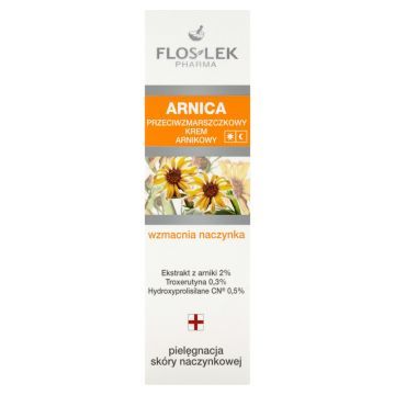 Flos-Lek Pharma Arnica, przeciwzmarszczkowy krem arnikowy, 50 ml