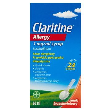 Claritine Allergy, (1 mg/ml), syrop, 60 ml