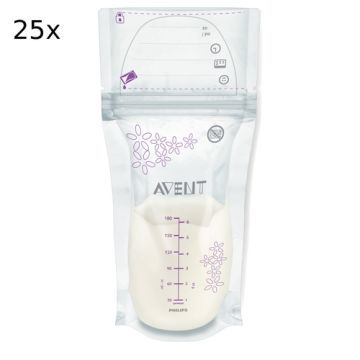 Avent, woreczki, do przechow.pokarmu,SCF603/25,180 ml, 25szt