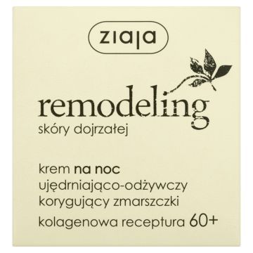 Ziaja Remodeling 60+, krem, ujedrn-odzywczy,n/noc, 50 ml
