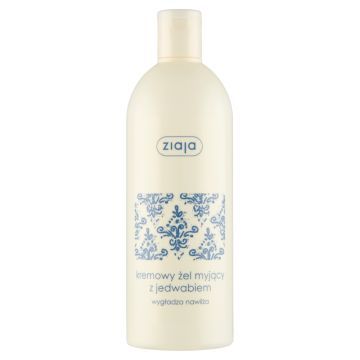 Ziaja, zel, myjacy, kremowy, z jedwabiem, 500 ml