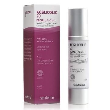 Sesderma Acglicolic 20, krem-zel, nawilz., 50 ml