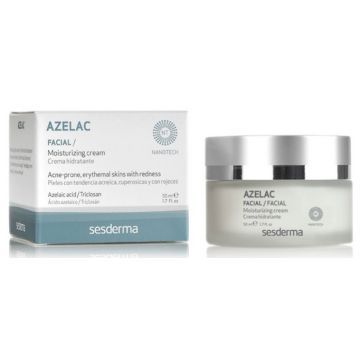Sesderma Azelac, krem, nawilzajacy, do twarzy, 50 ml
