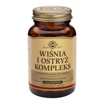 Solgar Kurkuma i Wisnia Kompleks, kaps., 60 szt