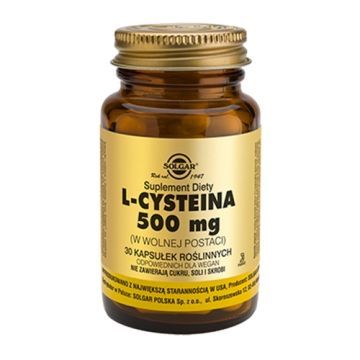 Solgar L-Cysteina 500 mg, kaps., 30 szt