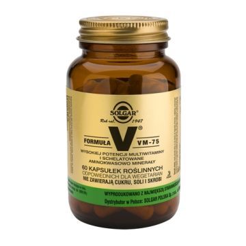 Solgar Formula VM-75, kaps.roslinne, 60 szt